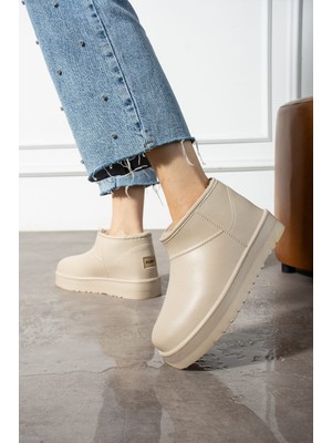 Redtan Kadın Bot | Su Geçirmez | Içi Kürklü | Düz Taban | Kadın Ayakkabı