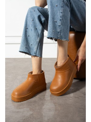 Redtan Kadın Bot | Su Geçirmez | Içi Kürklü | Düz Taban | Kadın Ayakkabı