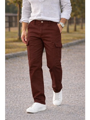Comstar Erkek Premium Comfort Kiremit Kargo Baggy Pantolon