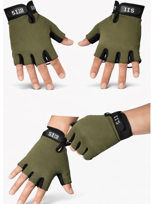 Single Swrod Single Sword Yarım Parmak Taktik Eldiven & Asker Polis Dağcı Avcı Sporcu Eldiveni