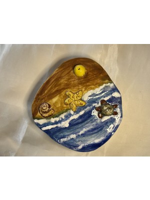 Arken Seramik Deniz Temalı Seramik Tütsülük