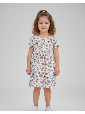Kyex Kids Kız Çocuk Müslin Yazlık Elbise
