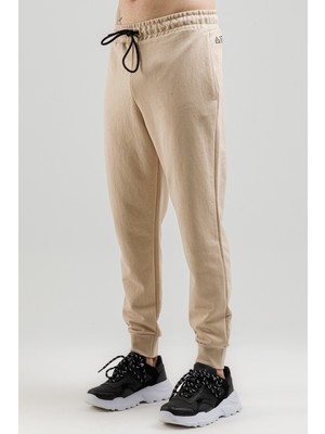 Airlife Sportswear Erkek Hafif Slim ve Ribana Paçalı Eşofman Altı Bej