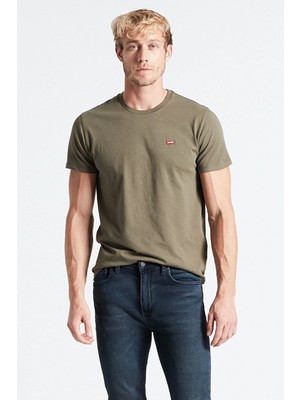 Levi's Erkek Haki Bisiklet Yaka Tshirt 56605-0110