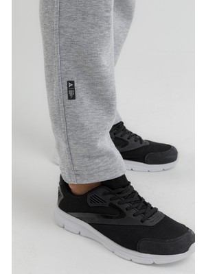 Airlife Fleece Erkek Içi Yünlü ve Düz Paçalı Eşofman Altı Gri