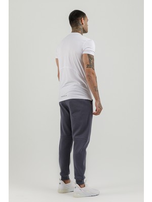 Airlife Fleece Erkek Içi Yünlü ve Ribana Paçalı Eşofman Altı Titanyum