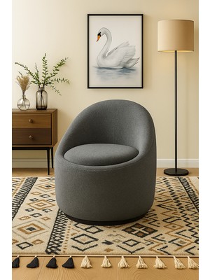 Argedemo Oscar 360 Derece Dönen Berjer Sandıklı Welsoft Kuzu Buklet Kumaş