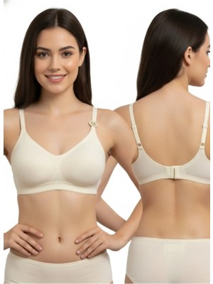 F.k Kadın Lingerie Lazer Kesim Push Up Balensiz Sütyen