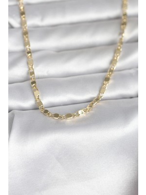 Belle Fusion Mey Ithalat® cm 14K Gold Renk Arpa Model 45 cm Kadın Kolye