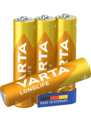 Varta Longlıfe Power Ince Alkalin Aa Kalem Pil (4lü Paket )