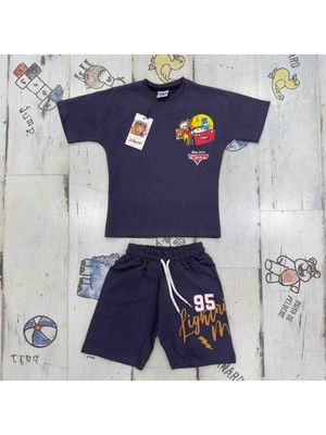 Jelibom Arabalar Baskılı Erkek Çocuk  Takımı