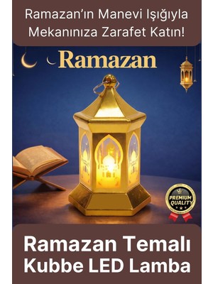 Svein #ramazanayı Ramazan Dekoratif Asılabilir Altıgen Gold Osmanlı Islami Mimari Işık Kubbe LED Lamba