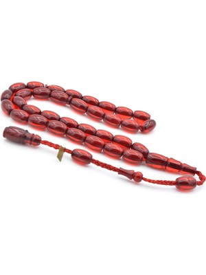 Murty99 Cüneyd Hasan Imzalı Çift Çekim Kapsül Kesim Turuncu Katalin Tesbih