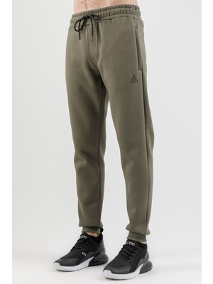 Airlife Sportswear Erkek Hafif Slim ve Ribana Paçalı Alt Haki