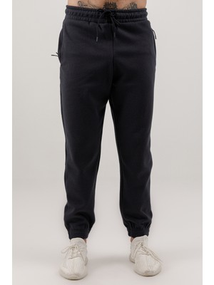 Airlife Fleece Erkek Içi Yünlü ve Lastik Paçalı Alt Lacivert