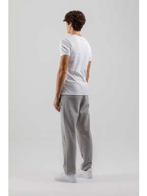 Airlife Fleece Erkek Içi Yünlü ve Düz Paçalı Alt Gri