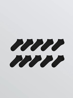 LC Waikiki Siyah Erkek Patik Çorap 10'lu