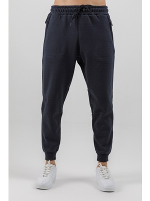 Airlife Fleece Erkek Içi Yünlü ve Ribana Paçalı Alt Lacivert