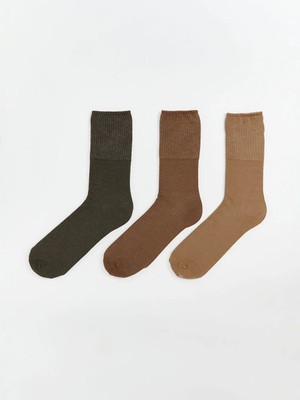 LC Waikiki Karışık Bambu Erkek Soket Çorap 3'lü