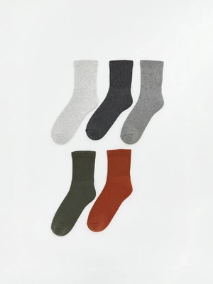 LC Waikiki Karışık Erkek Soket Havlu Çorap 5'li