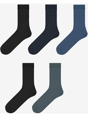 LC Waikiki Karışık Bambu Erkek Soket Çorap 5'li