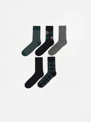 LC Waikiki Karışık Desenli Erkek Soket Çorap 5'li