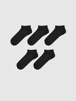 LC Waikiki Siyah Erkek Patik Çorap 5'li
