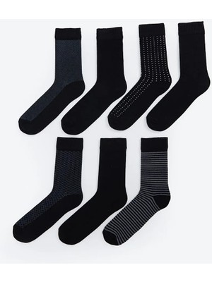 LC Waikiki Karışık Desenli Erkek Soket Çorap 7'li