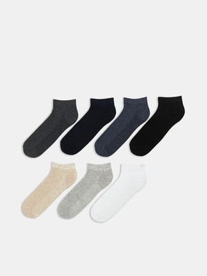 LC Waikiki Karışık Erkek Patik Çorap 7'li