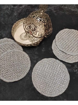 Çt Çeyizci Tekstil Sunumluk Peçete, Kokteyl Peçetesi, Kahve Yanı Sunumluk, Bardak Altlığı 6 Adet Sunum Peçetesi