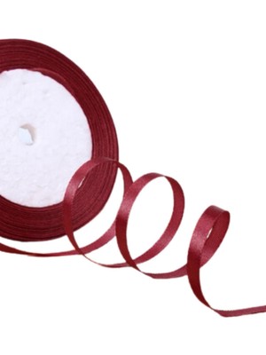 Akıllı Durak Saten Kurdele 3 cm 10 Metre Bordo