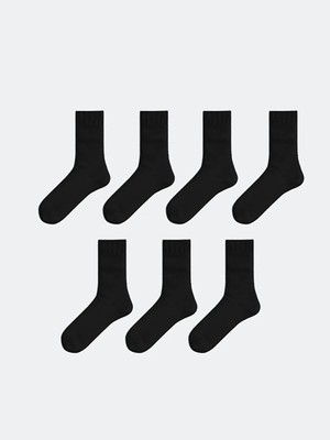 LC Waikiki Siyah Erkek Soket Çorap 7'li