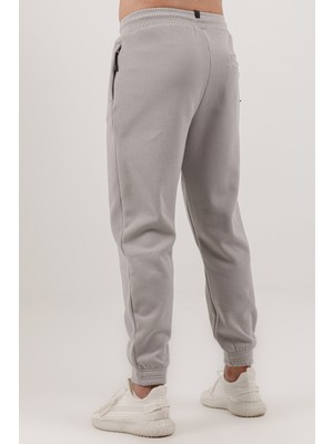 Airlife Fleece Erkek Içi Yünlü ve Lastik Paçalı Alt Gri
