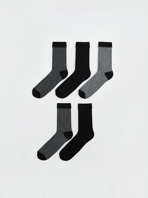 LC Waikiki Karışık Desenli Erkek Soket Çorap 5'li