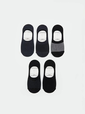 LC Waikiki Karışık Desenli Bambu Erkek Babet Çorap 5'li