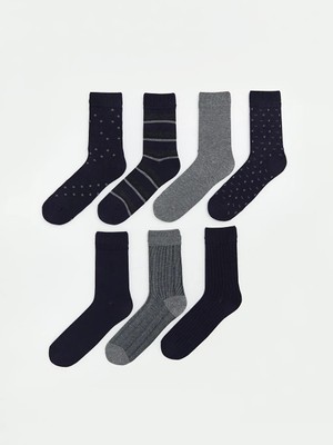 LC Waikiki Karışık Desenli Erkek Soket Çorap 7'li