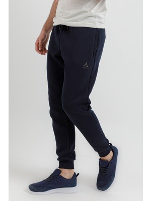 Airlife Sportswear Erkek Hafif Slim ve Ribana Paçalı Alt Lacivert