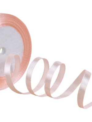 Akıllı Durak Saten Kurdele 6 mm Pudra 70 Metre