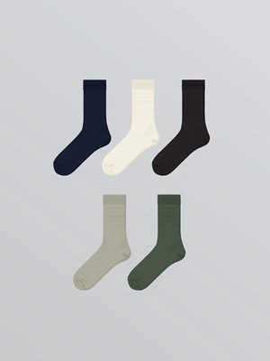 LC Waikiki Kahverengi Bambu Erkek Soket Çorap 5'li