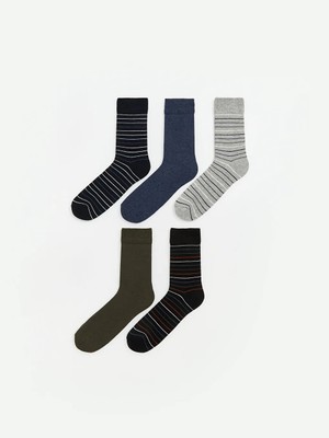 LC Waikiki Karışık Çizgili Erkek Soket Çorap 5'li
