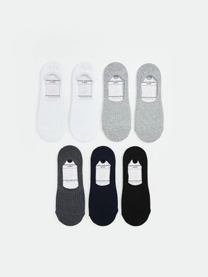 LC Waikiki Karışık Düz Erkek Babet Çorap 7'li