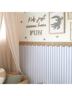 Meta Design Boyanabilir Ahşap Duvar Bordürü