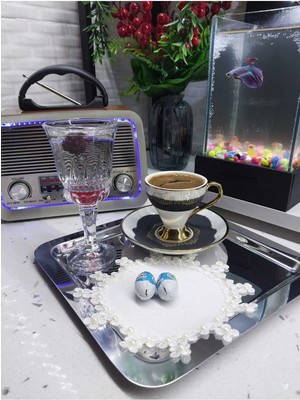 Çt Çeyizci Tekstil Sunumluk Peçete, Kokteyl Peçetesi, Kahve Yanı Sunumluk, Bardak Altlığı 2 Adet Sunum Peçetesi