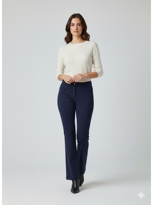 Ekol Beş Cep Ispanyol Paça Pantolon 4034