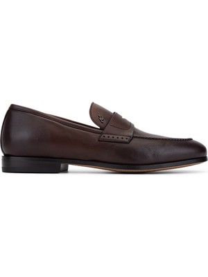 Rossi Erkek Hakiki Deri Gri Loafer Ayakkabı 668 264K Erk Ayk SK25-26 Marron