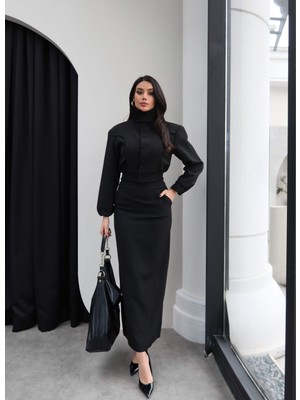 Esra Helvacı Bomber Ceket Etek Takım