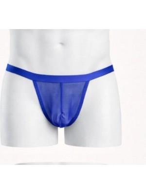 Jeu Jeu Erkek Tül Sheer Tanga Slip