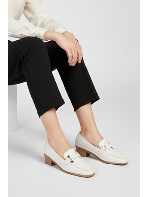 Flaks 26143249Y Kadın Deri Topuklu Ayakkabı