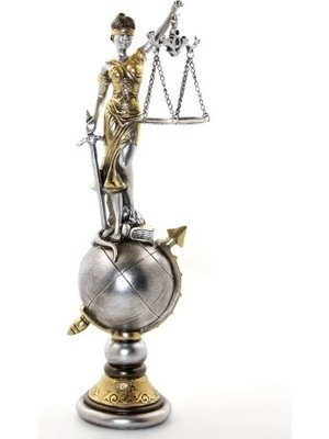 Aesco Polyester Dünya Küre Üzerinde Adalet Biblosu Model 1