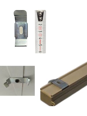 Yapımaks Stor Perde Takma Montaj Aparatı, Metal, Geniş, 5 cm